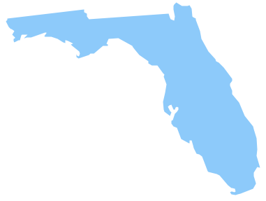 Geo Map — USA — Florida *