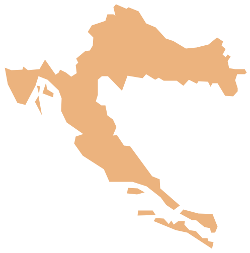 Geo Map - Europe - Croatia *