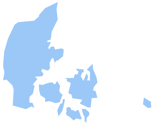 Geo Map - Europe - Denmark *
