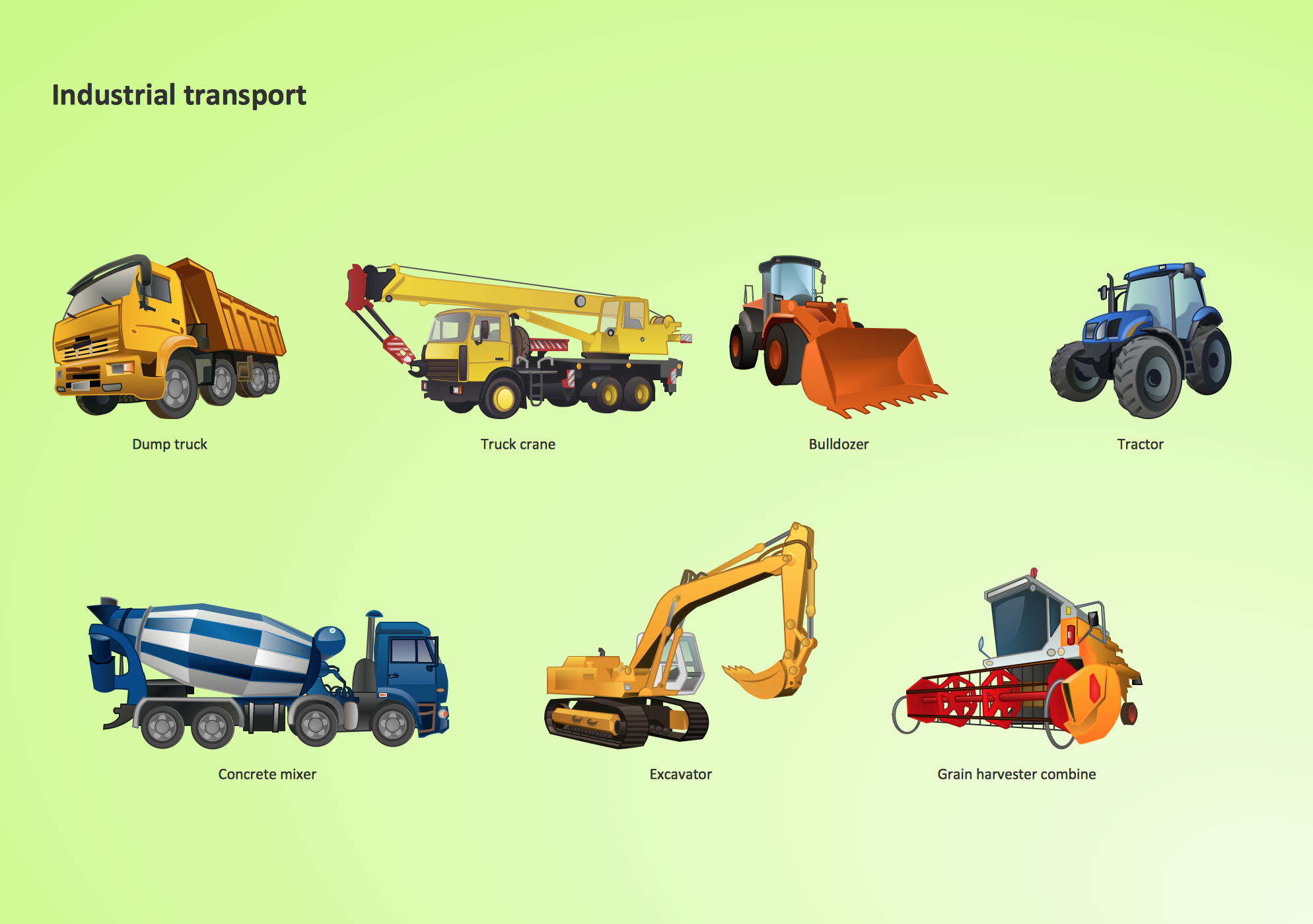 Industrial transport - Design elements *