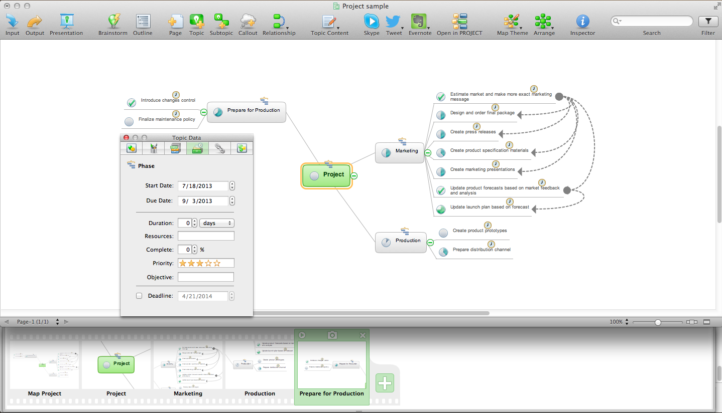 Mind Mapping Software *