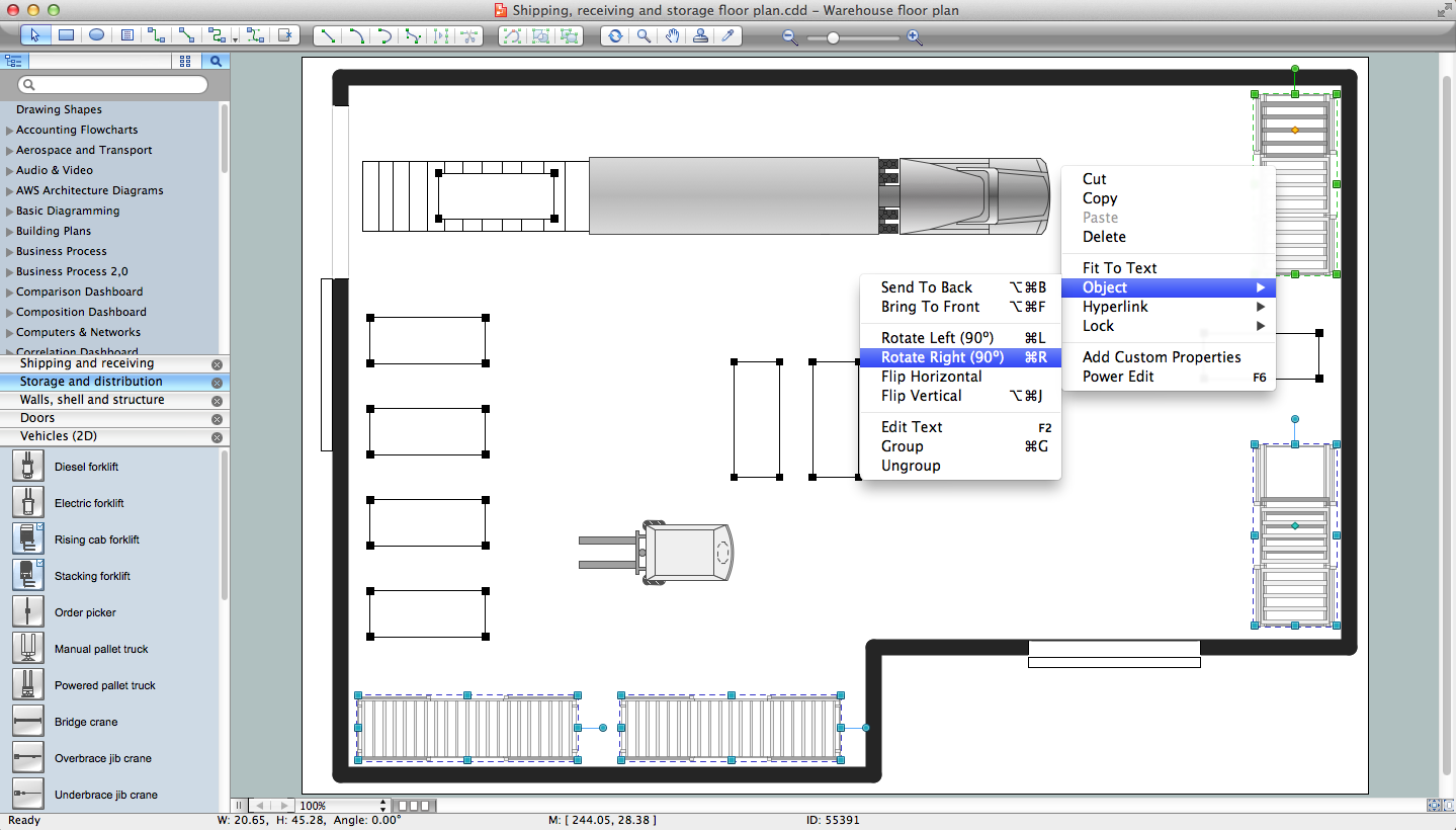 Cafe Floor Plan Design Software | Building Drawing ...