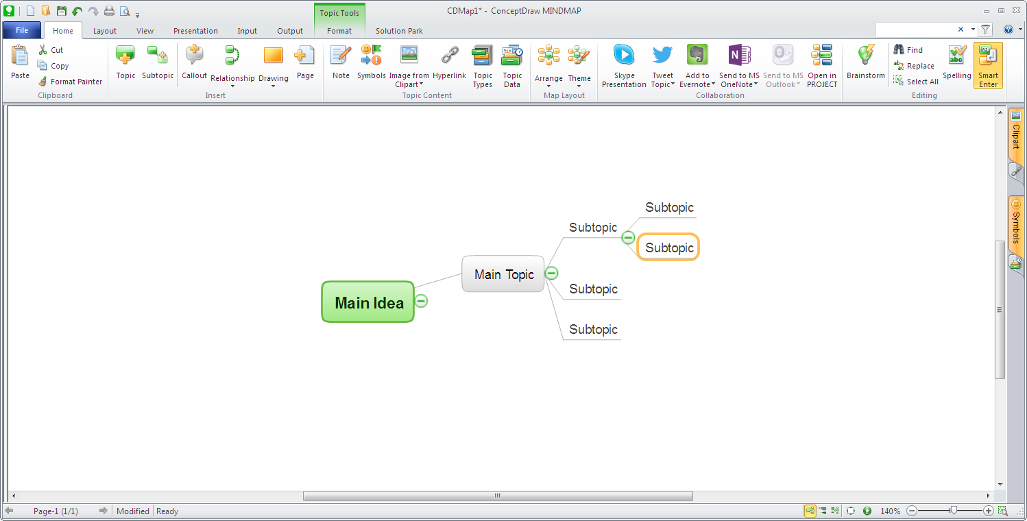 Mind mapping tools