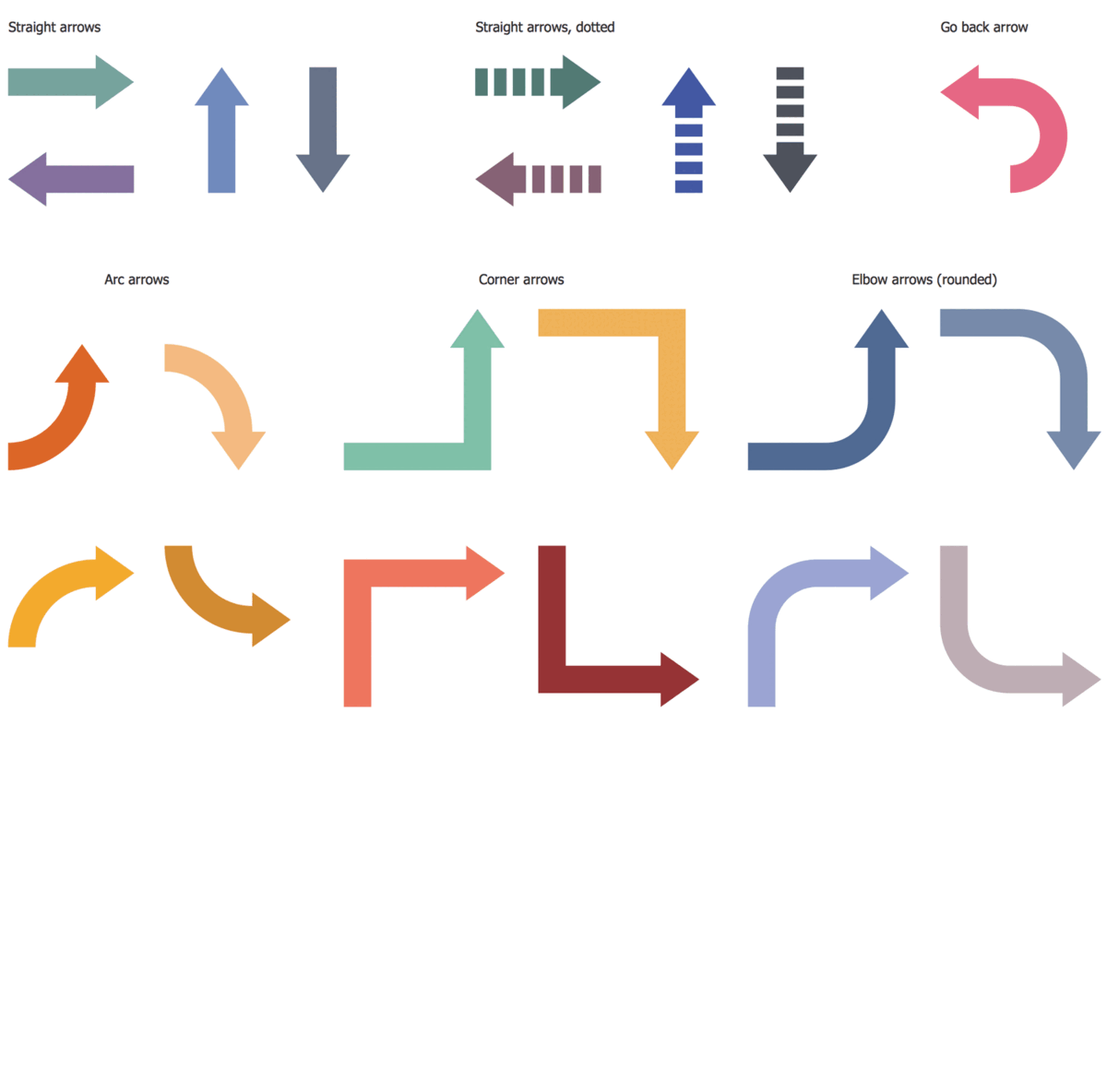 Business Process Workflow Diagrams Design Elements