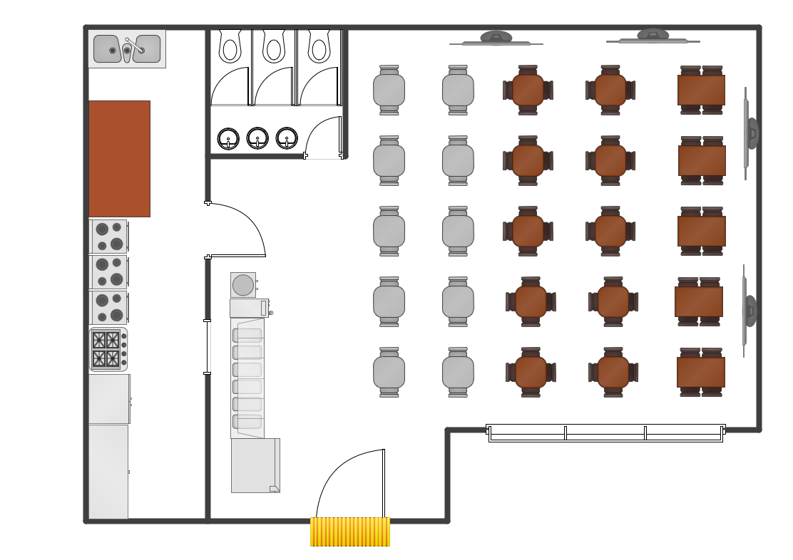 Café Floor Plan Design Software Professional Building