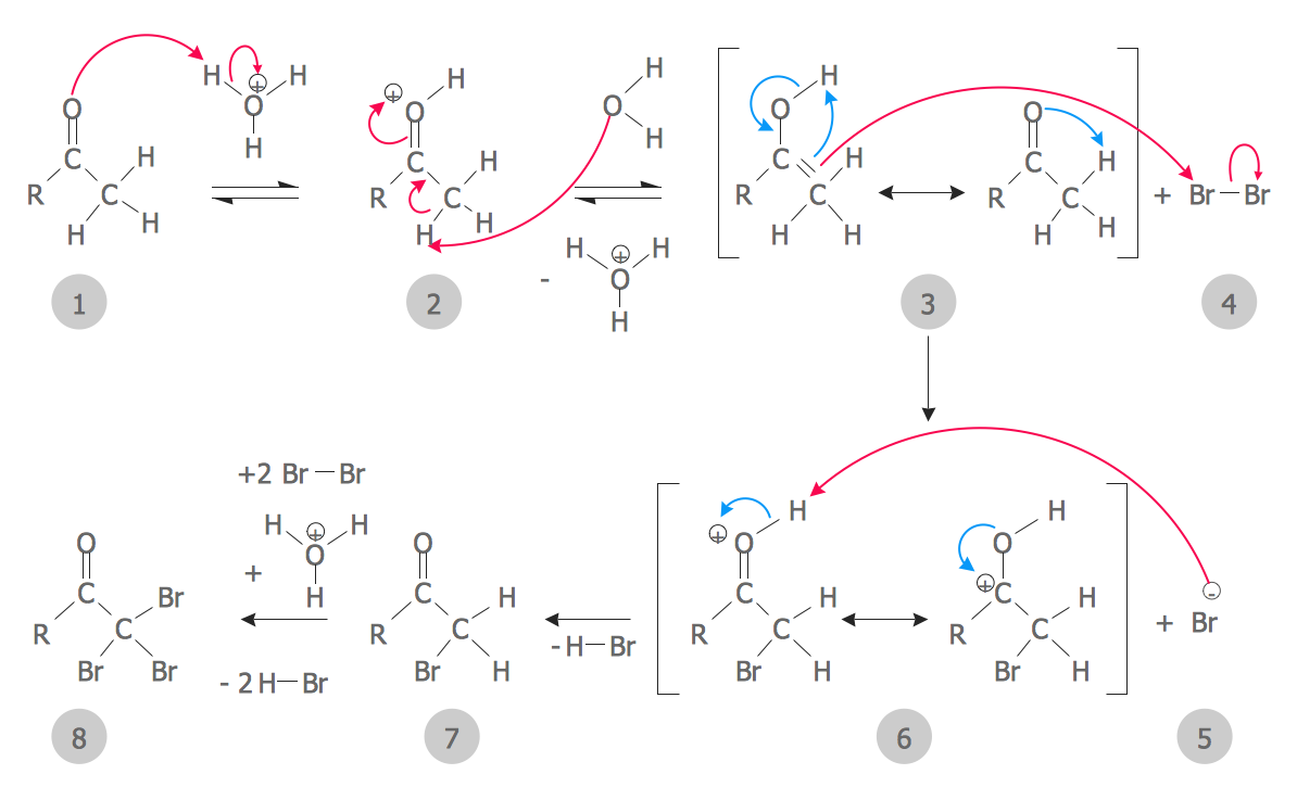 Chemistry Solution – Carbonyl Compound Halogenation Mechanism