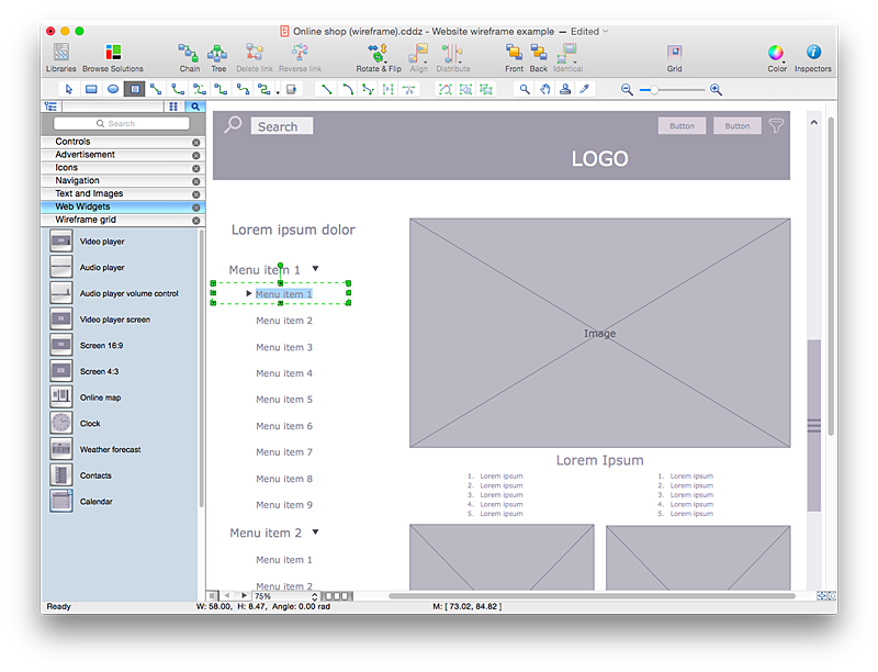 website wireframe development wireframe online