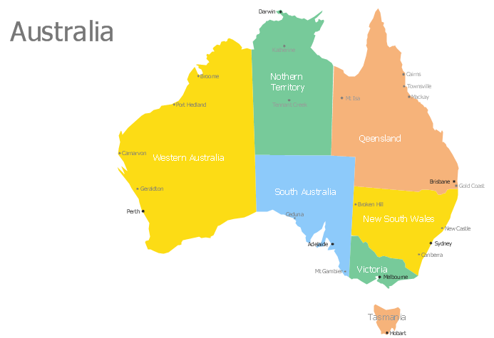Countries And Capitals Of Australia