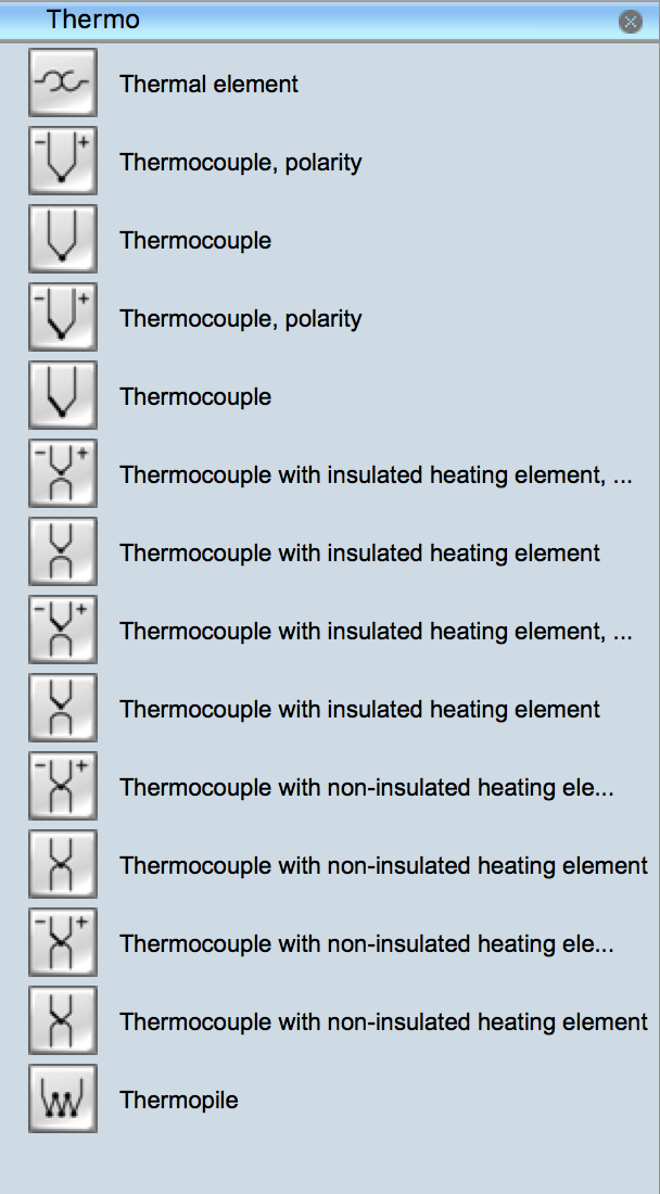Electrical Symbols — Thermo