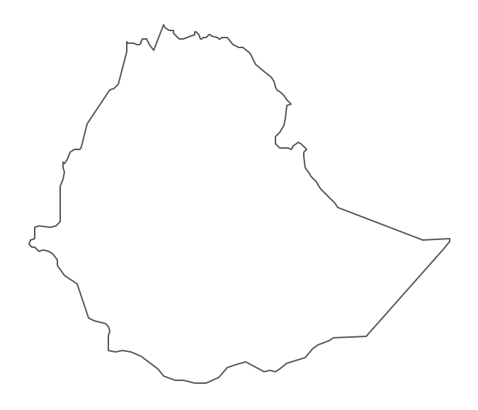 Geo Map - Africa - Ethiopia Contour