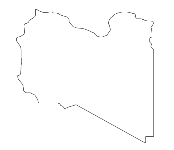 Geo Map - Africa - Libya Contour