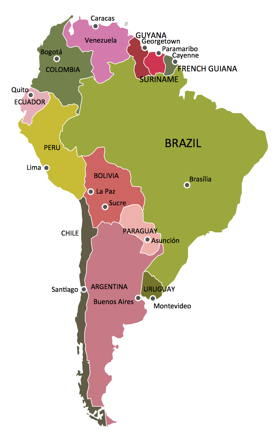 south america map clipart - photo #42