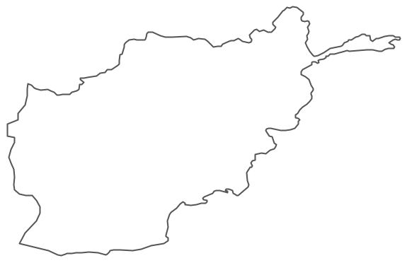 Geo Map - Asia - Afghanistan Contour