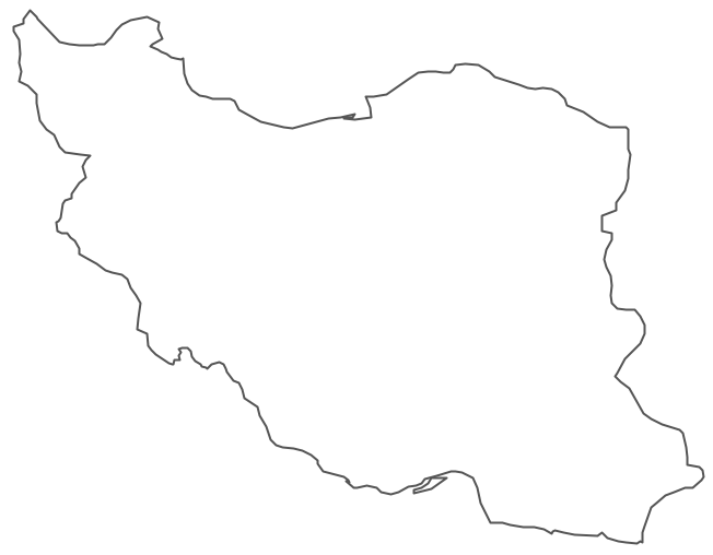 Geo Map - Asia - Iran Contour