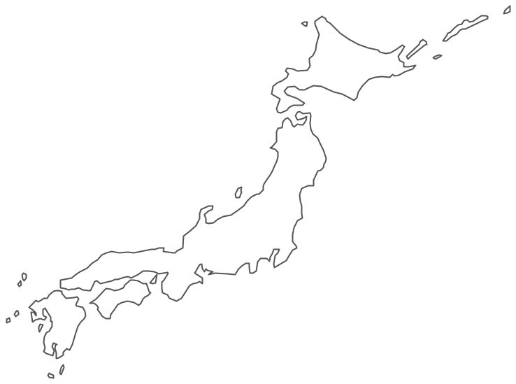 Geo Map - Asia - Japan Contour