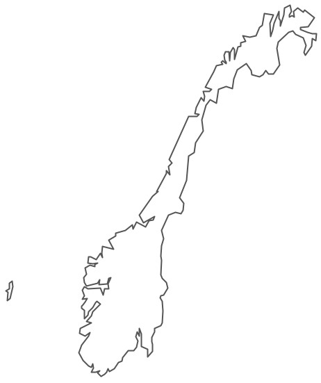 Geo Map - Europe - Norway Contour