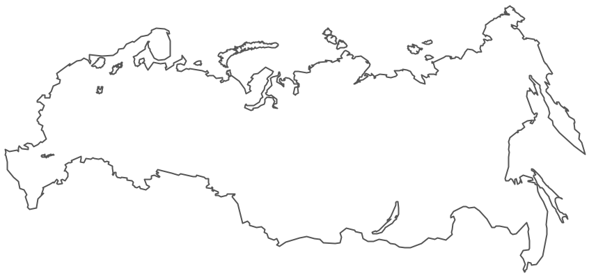 Geo Map - Europe - Russia Contour