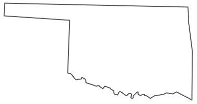 Geo Map - USA - Oklahoma Contour
