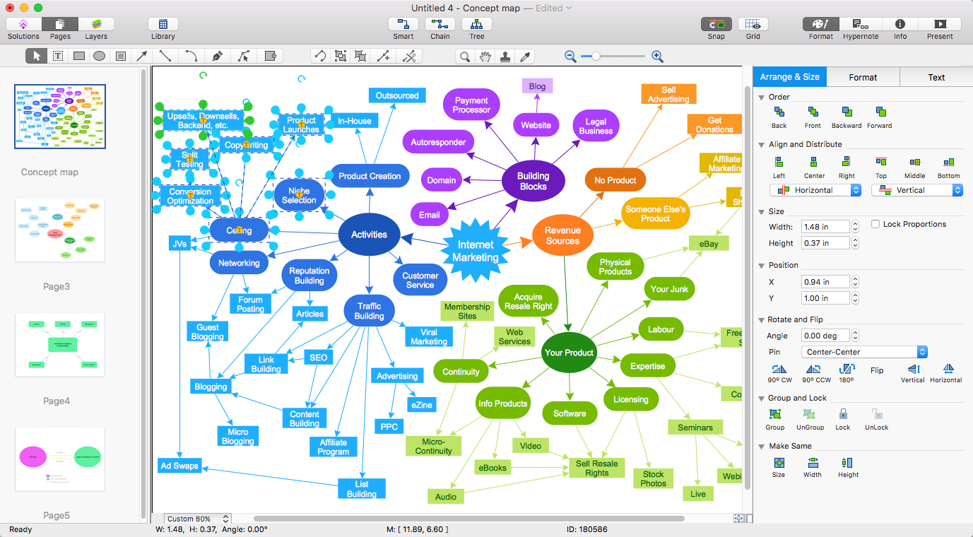 Export From Conceptdraw Pro Document To A Graphic File