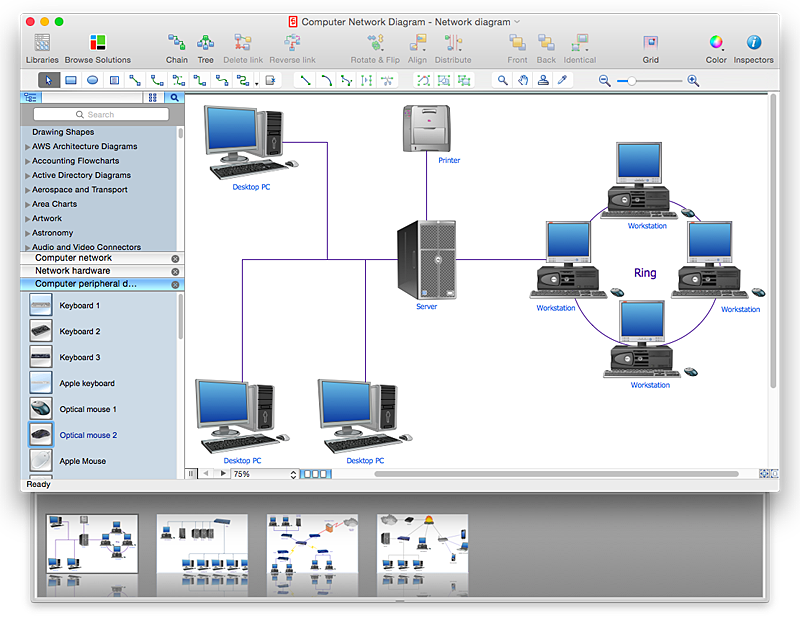 Convert A Computer Network Diagram To Adobe Pdf