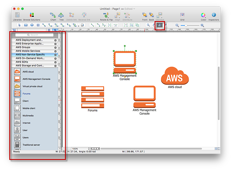 creating aws architecture diagram | conceptdraw helpdesk creating aws architecture diagram | conceptdraw helpdesk