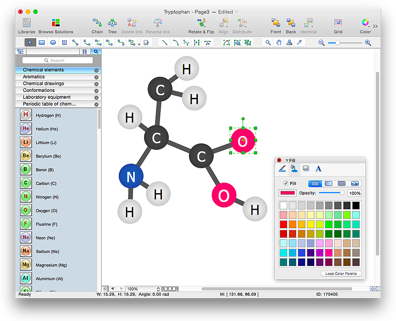 Draw Chemistry Structures ConceptDraw HelpDesk