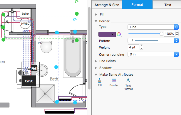 Creating a Residential Plumbing Plan ConceptDraw HelpDesk