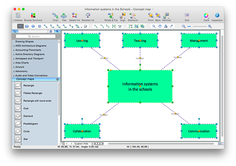Add A Concept Map To Ms Word Document Conceptdraw Helpdesk