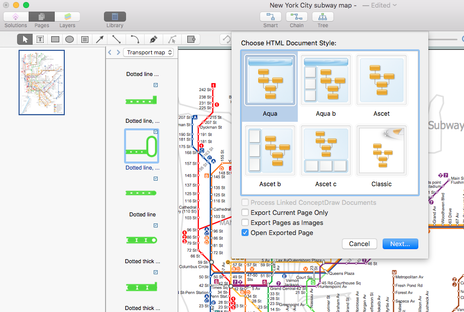 Make a Web Page from Your Metro Map metro-map-on-web