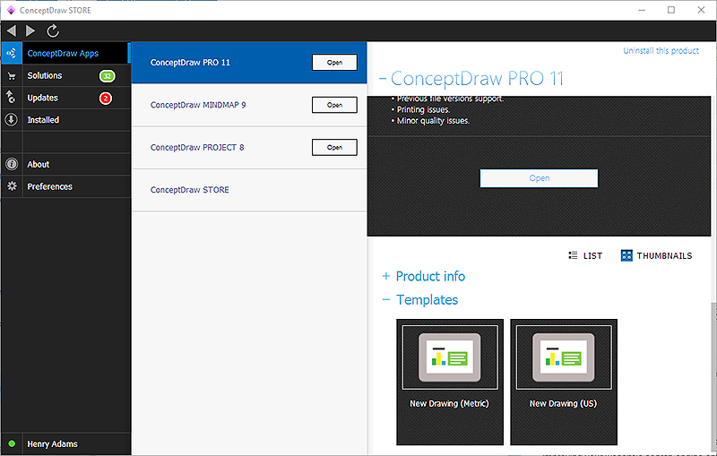 ConceptDraw for Windows basic template start-template-conceptdraw