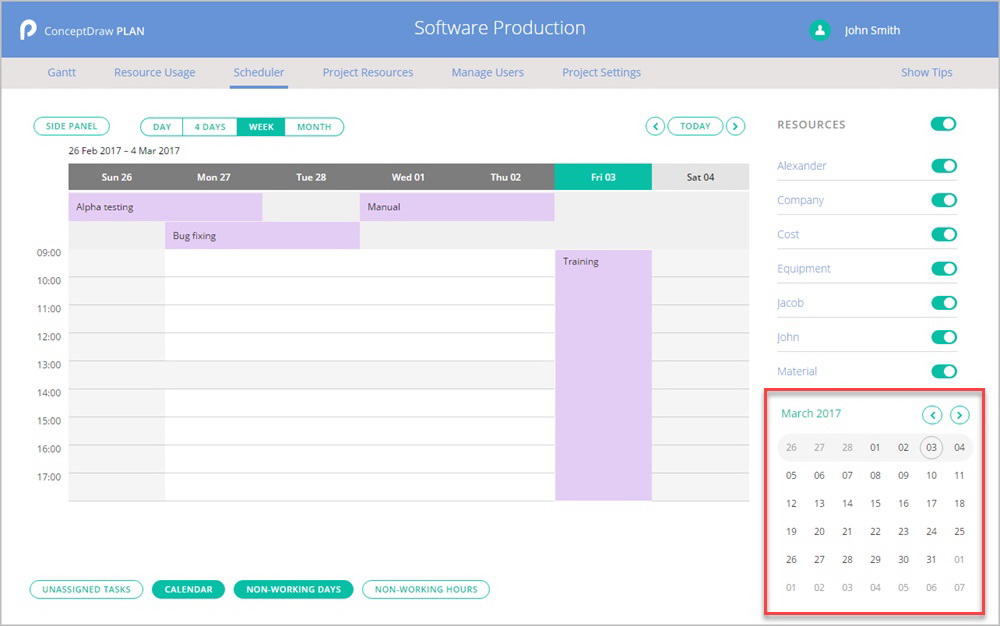 scheduler job description