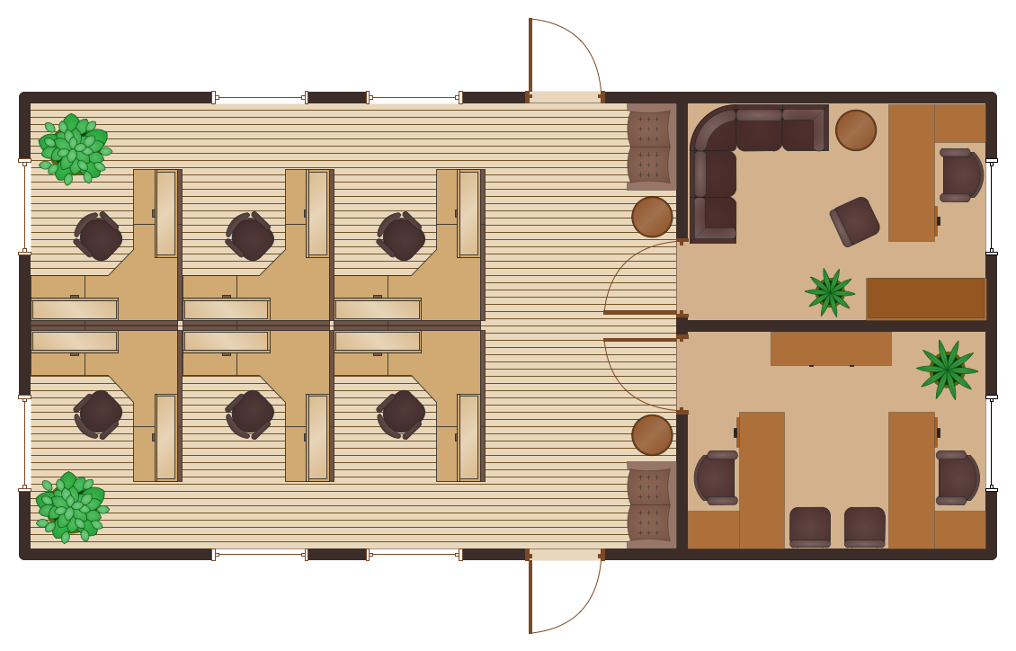 Office Floor Plans - Cubicle Layout