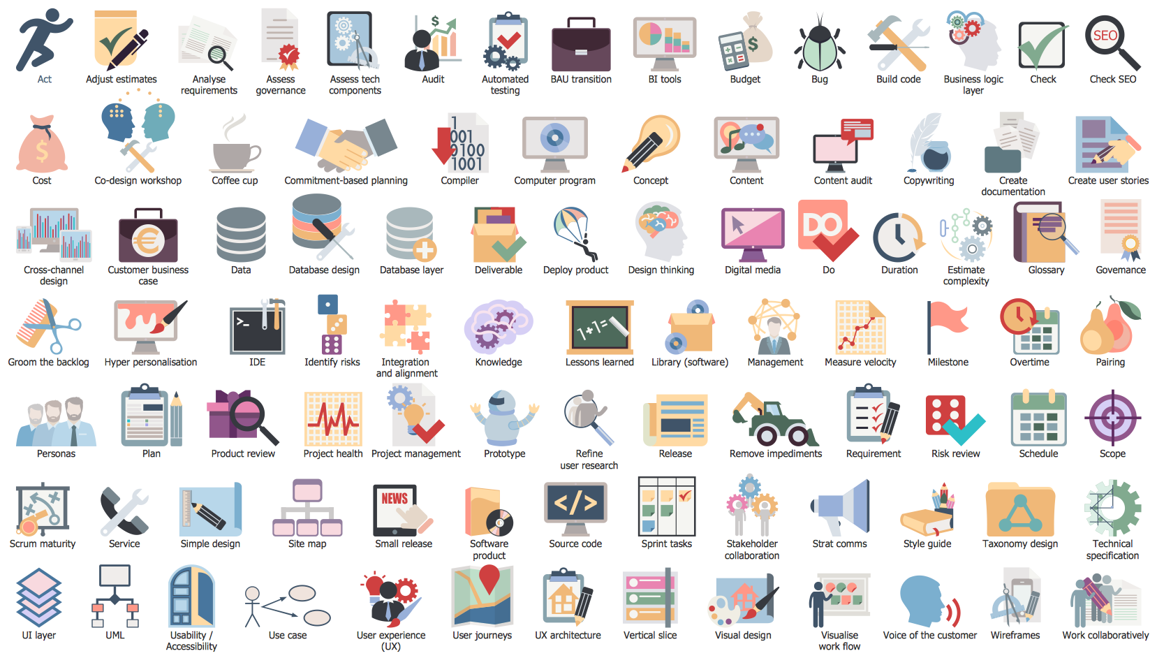 Scrum Clipart Library