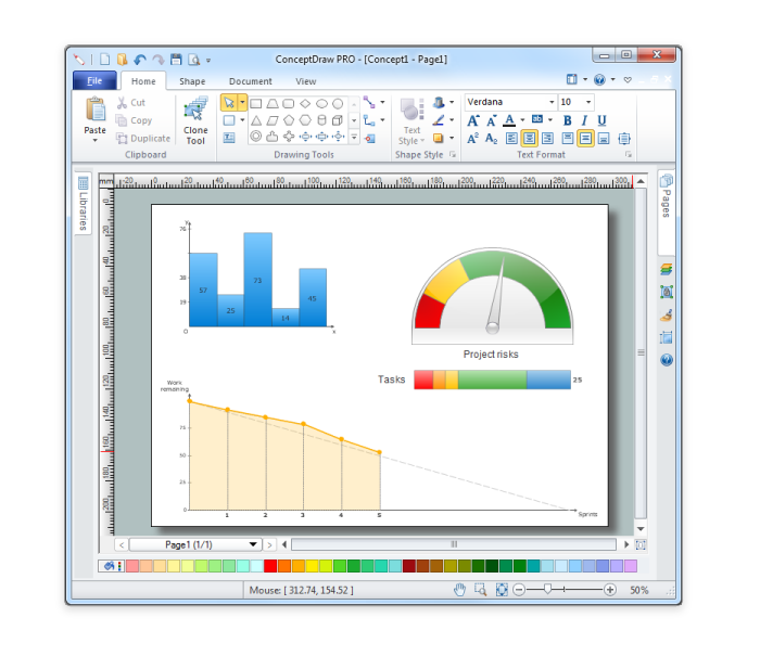 Windows 7 ConceptDraw Office Pro 5.0.0.3 full