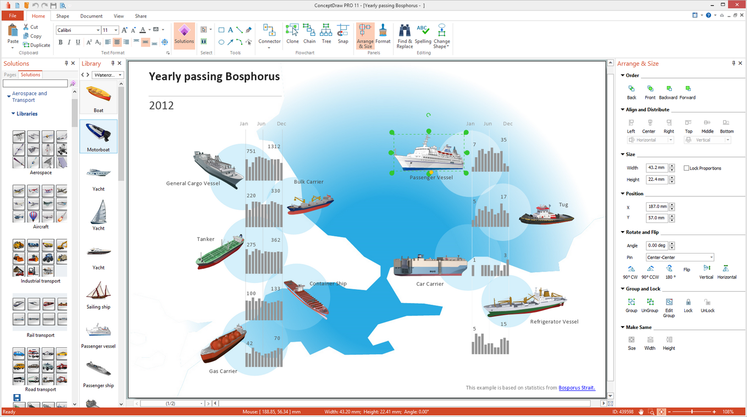 Aerospace and Transport Illustration solution for Microsoft Windows