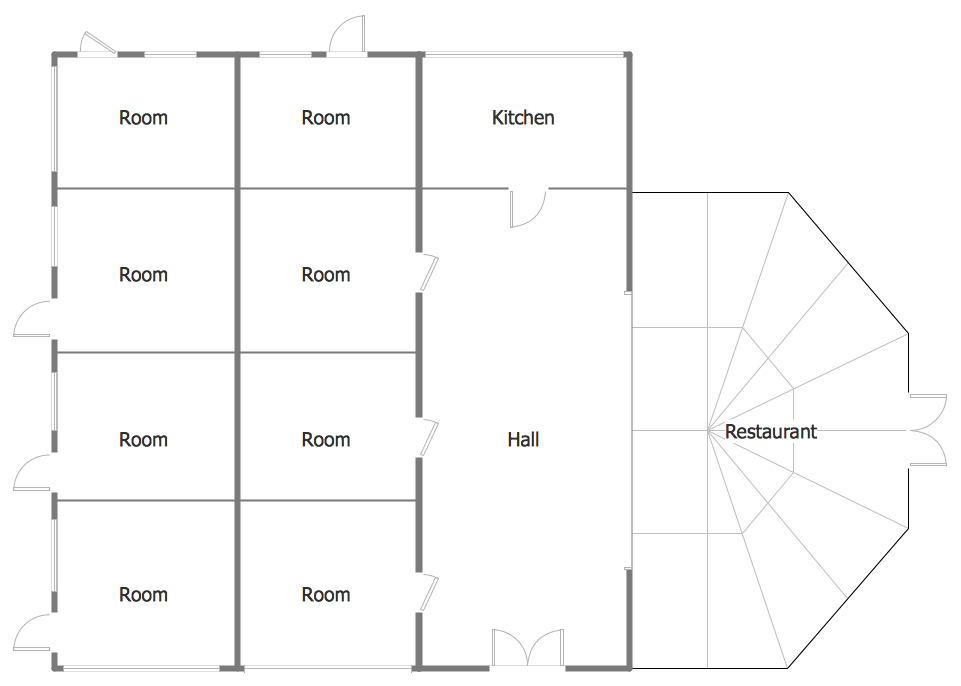Minihotel Floor Plan Sample