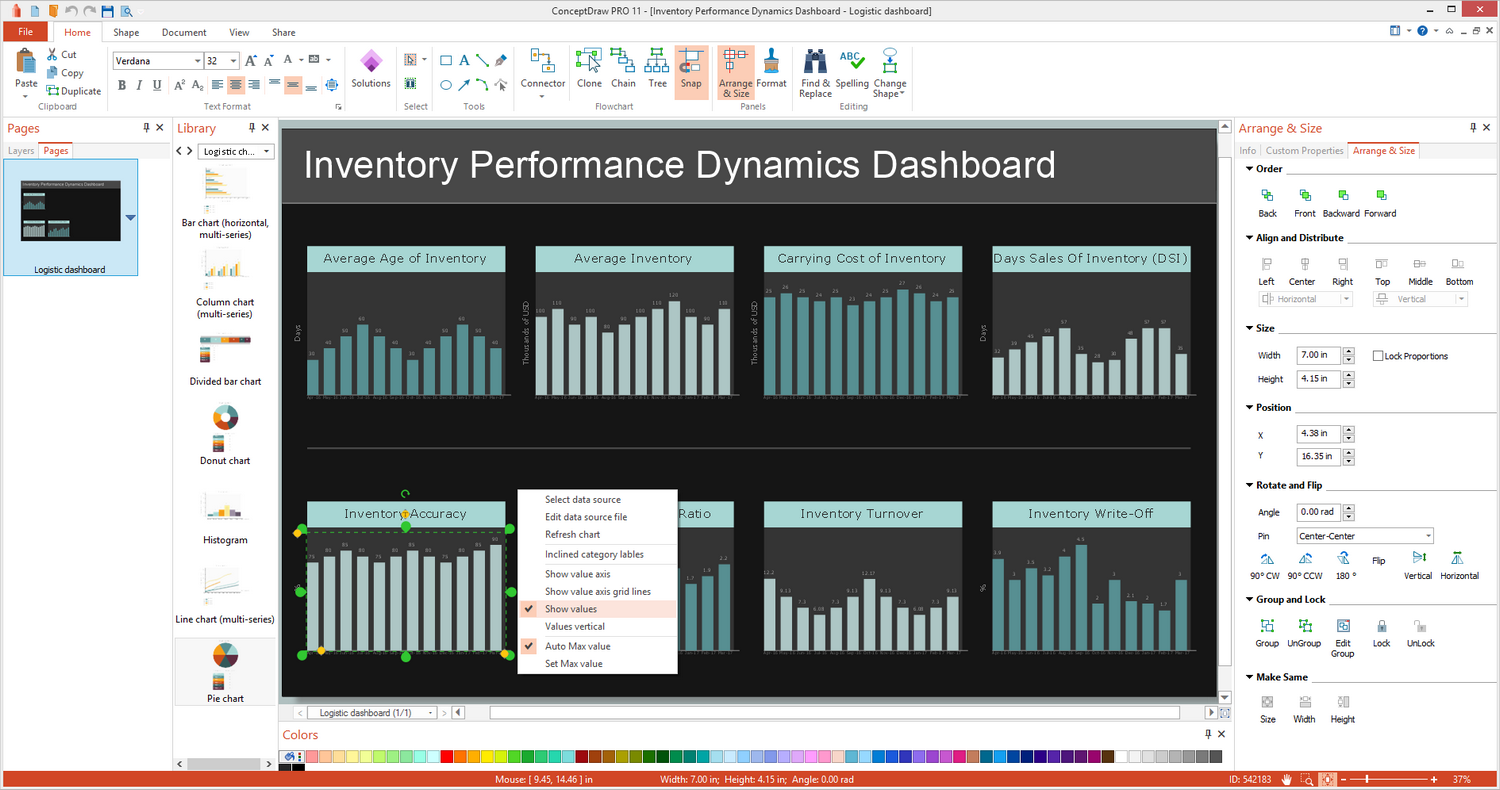 Logistic Dashboard Solution for Windows