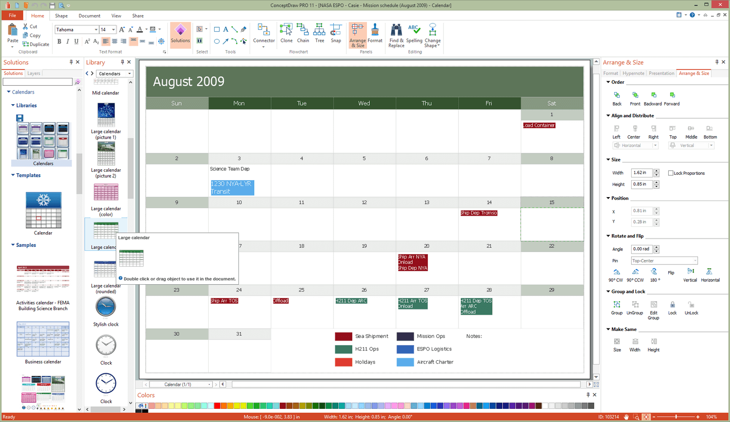 Calendars Solution for Microsoft Windows