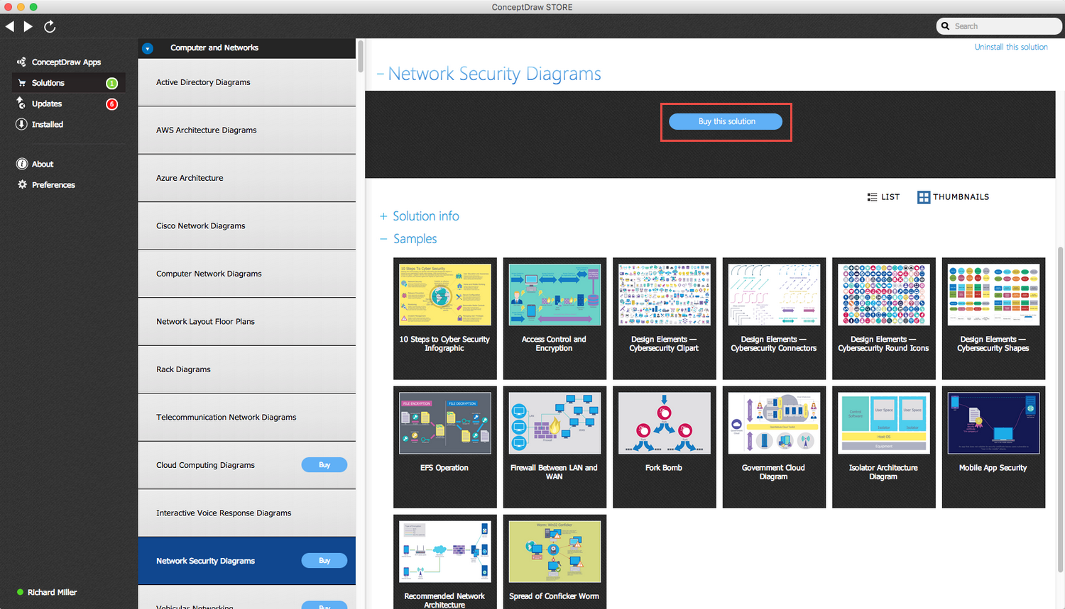 Network Security Diagrams Solution