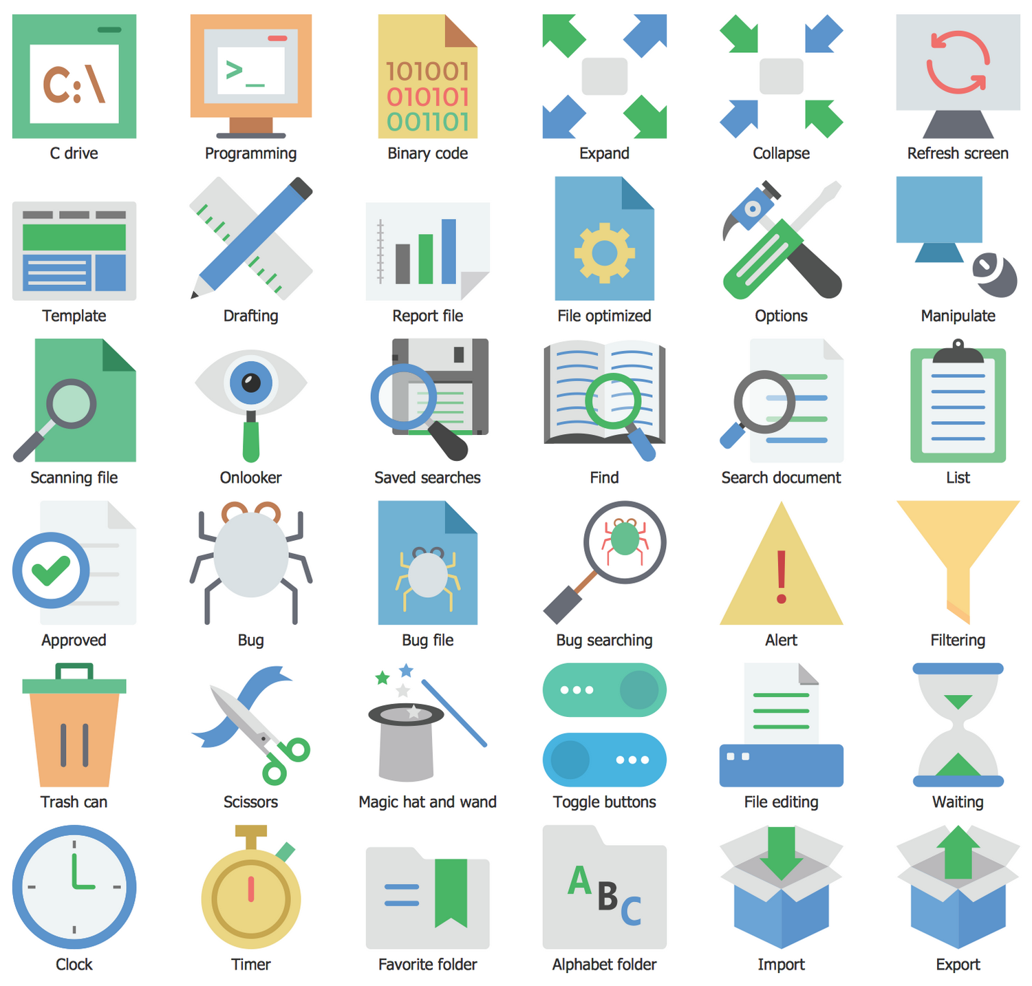Design Elements Software | computers and communications solution conceptdraw com Design Elements Software | computers and communications solution conceptdraw com
