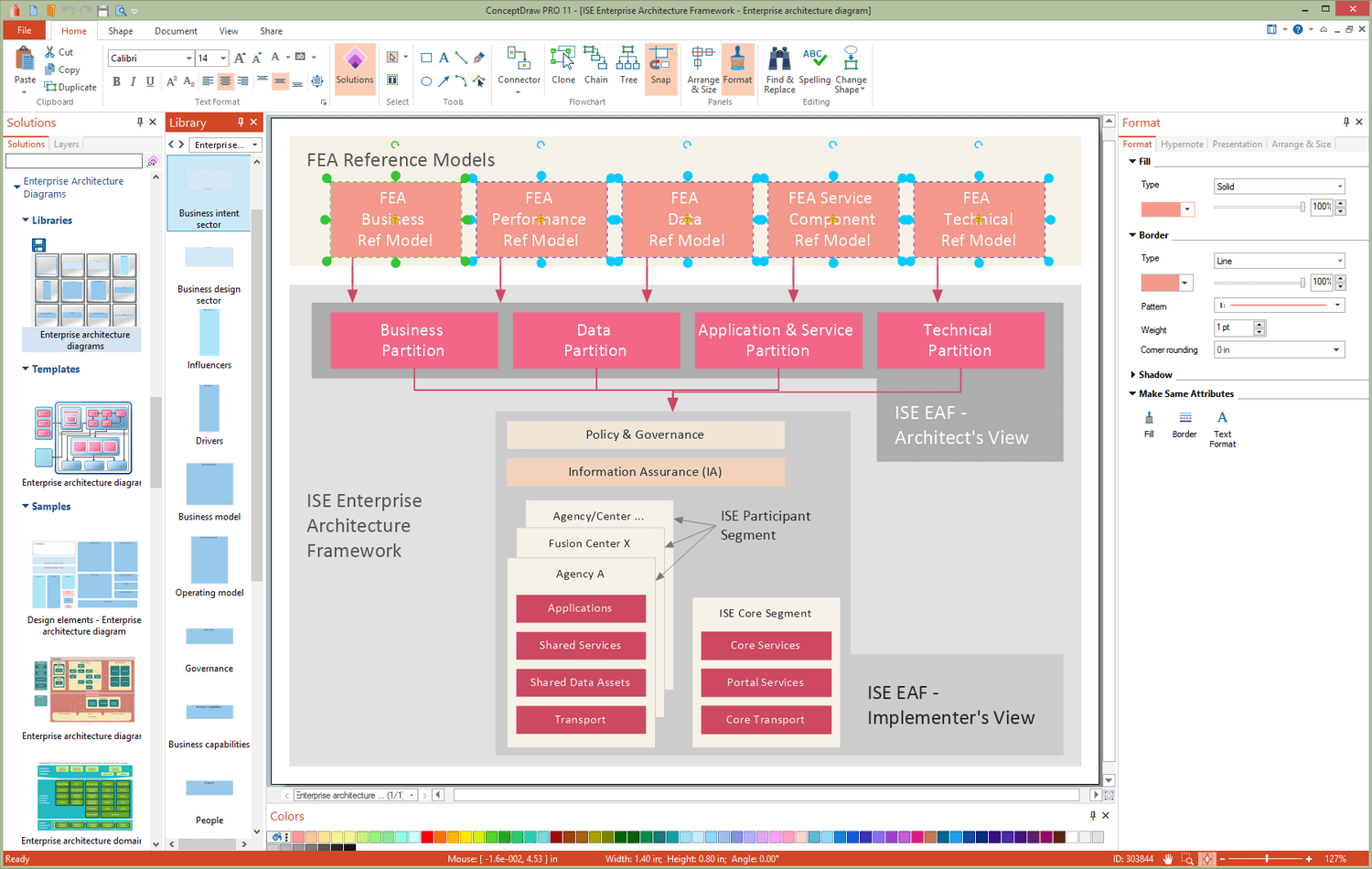 Enterprise Architecture Diagrams Solution for Microsoft Windows