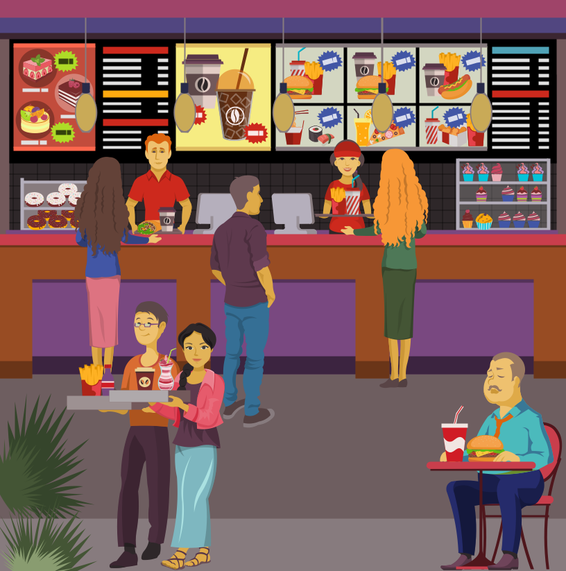 Food Court Solution | ConceptDraw.com