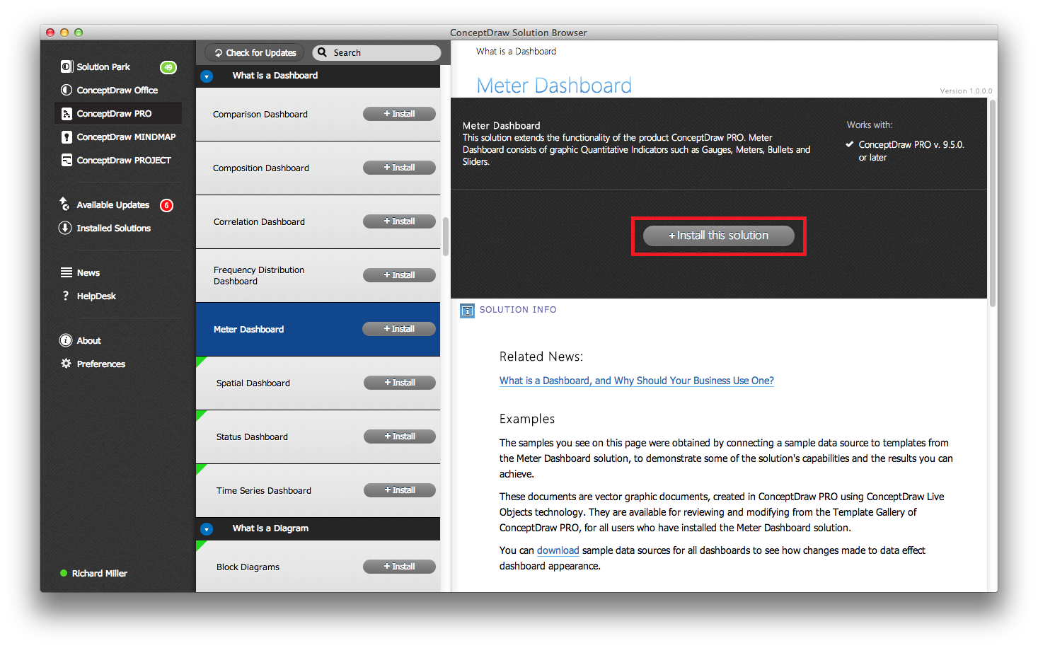 Meter Dashboard Solution