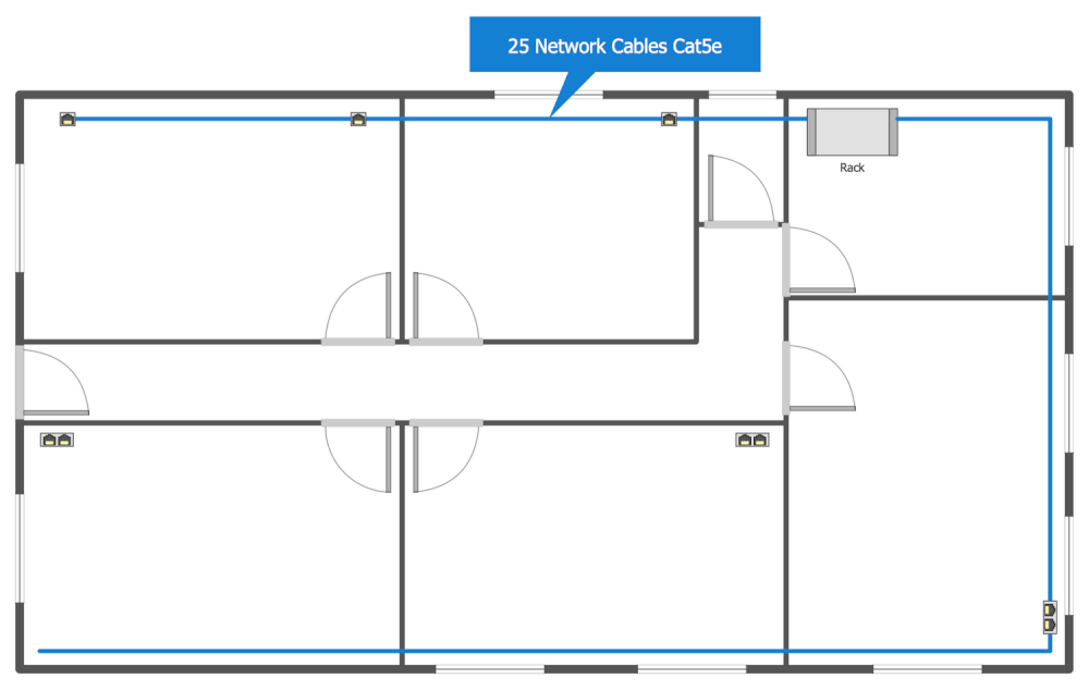 Network Layout Floor Plans Solution | ConceptDraw.com