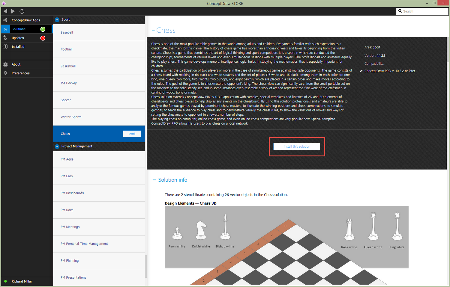 Chess Solution - Install