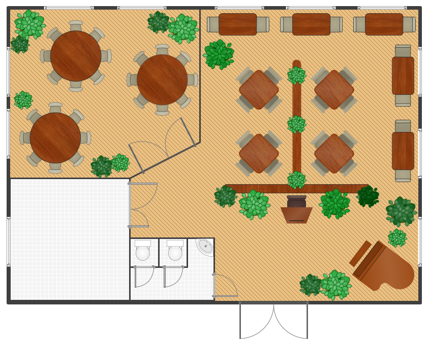 Restaurant Seating Chart Template from www.conceptdraw.com