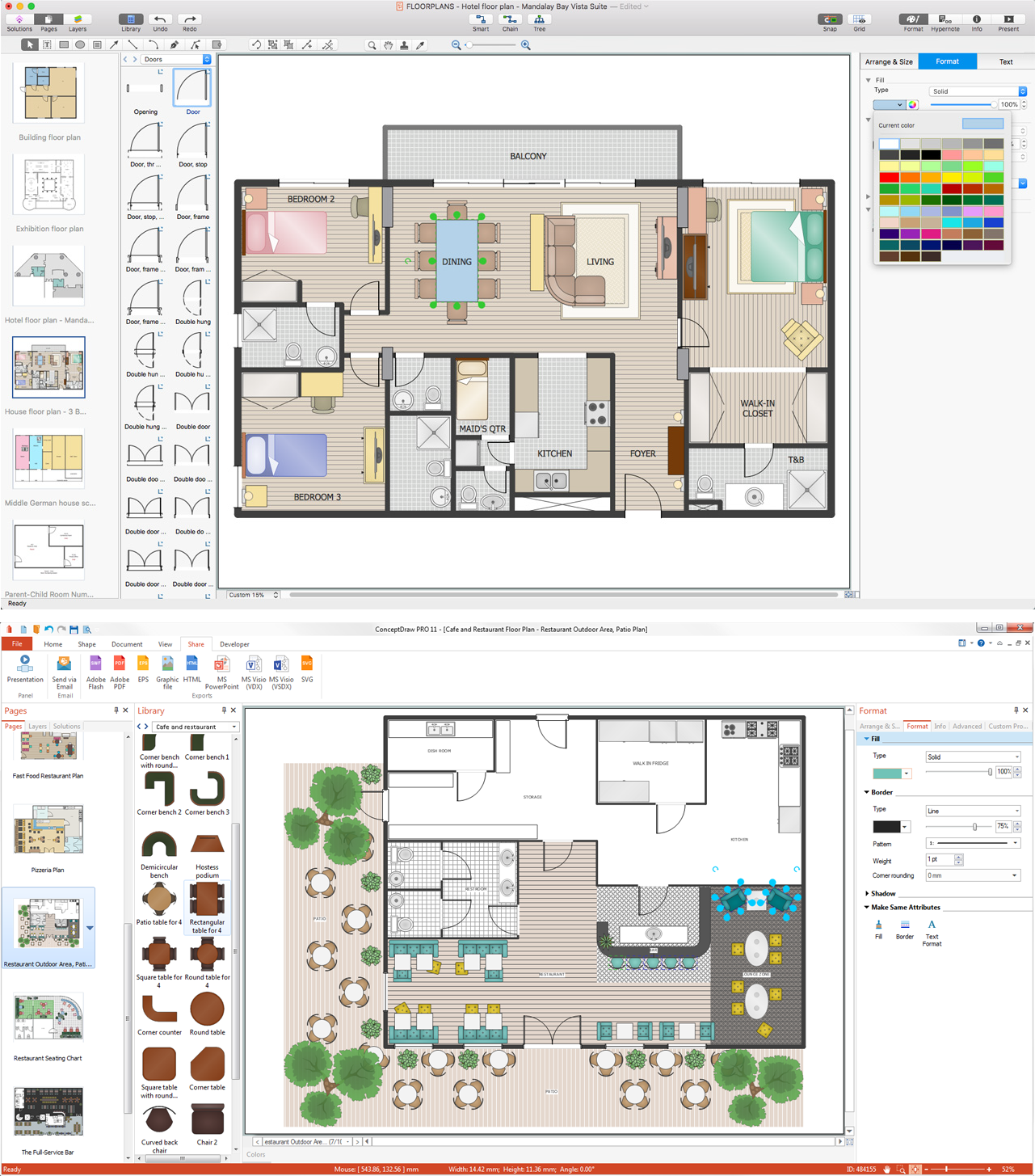 Building Plan Software. Building Plan Examples