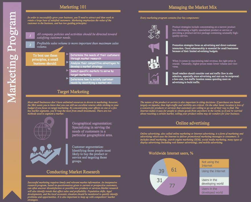 Marketing Plan Infographic