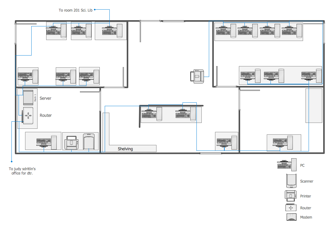 Network Layout Floor Plans How to Create a Network