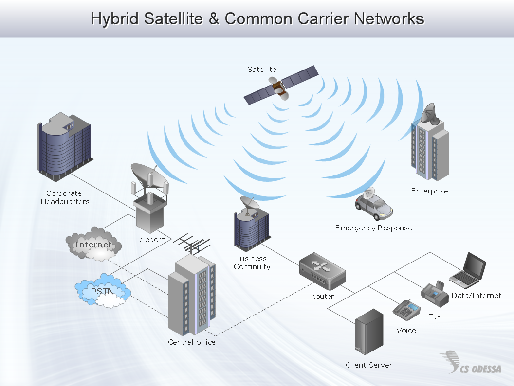 Network Diagram Software<br>Enterprise Private Network *